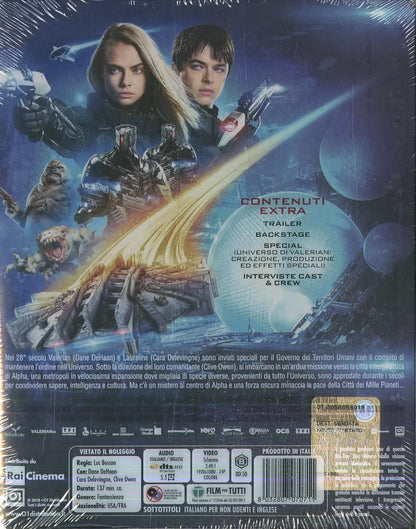 valerian e la citta' dei mille pianeti (steel book) BluRay Italian Import