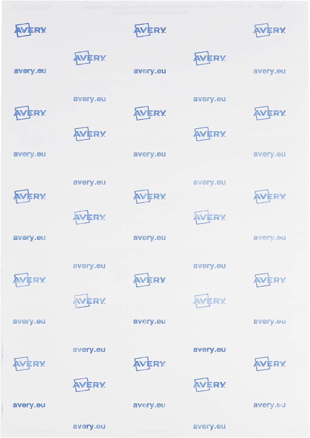 Avery Self Adhesive Address Mailing Labels, Inkjet Printers, 14 Labels per A4 Sheet, 350 labels, QuickDRY (J8163) White