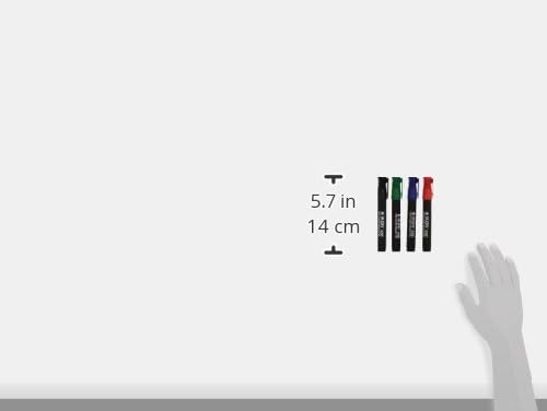 Hainenko K50-WLT4 Value Bullet Tip Flipchart Marker - Assorted Colour (Pack of 4