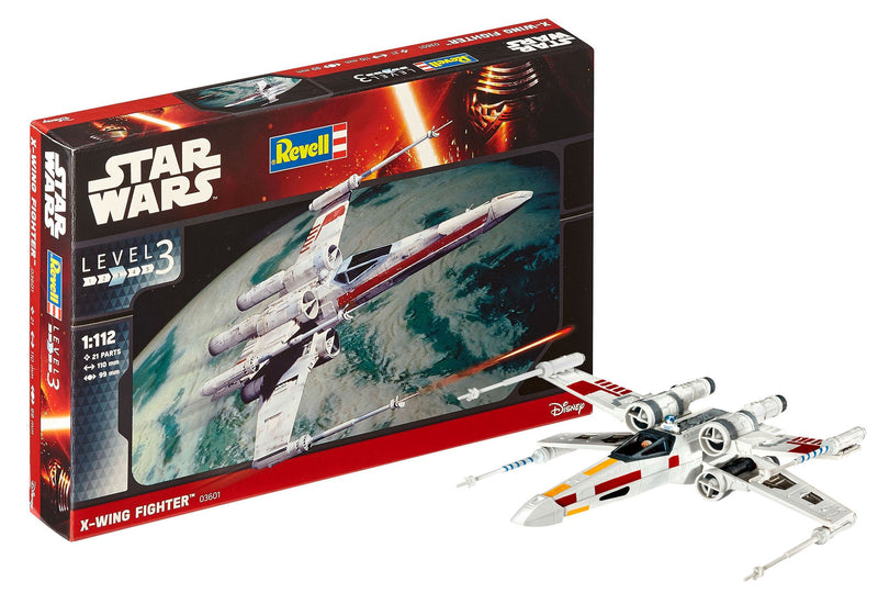 Revell 03601 Star Wars X-Wing Fighter (Luke Skywalker) 1:112 Scale Unbuilt/Unpainted Plastic Model Kit