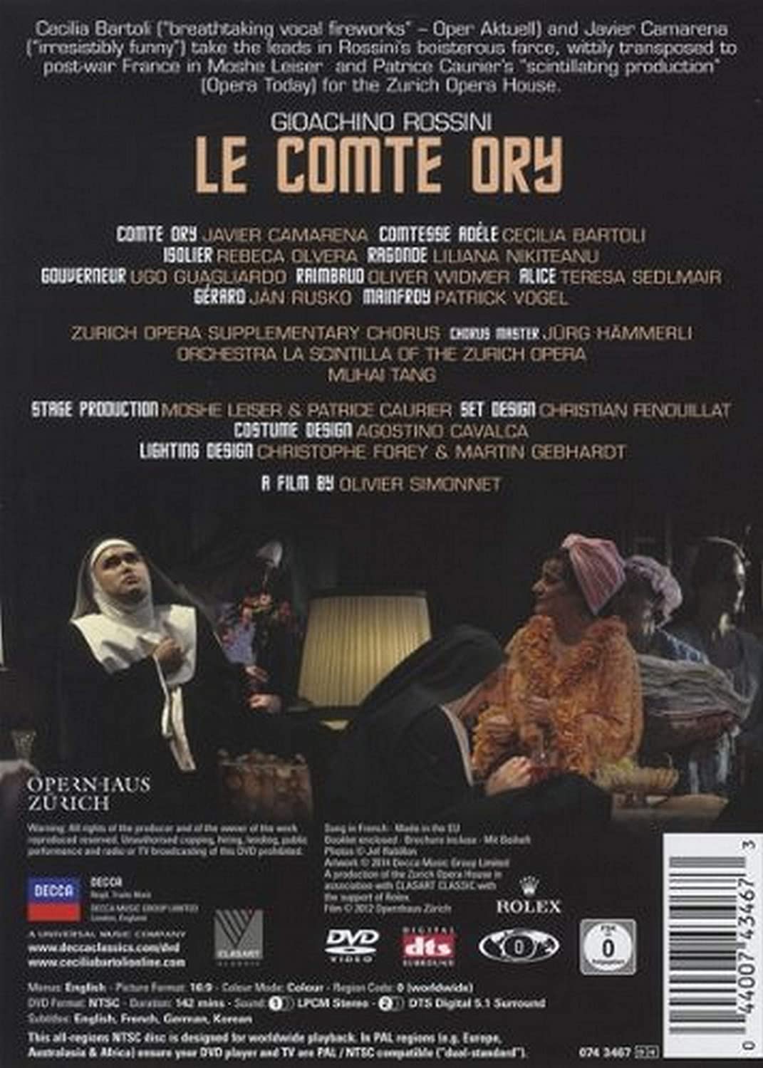 Le Comte Ory: Orchestra La Scintilla (Tang)