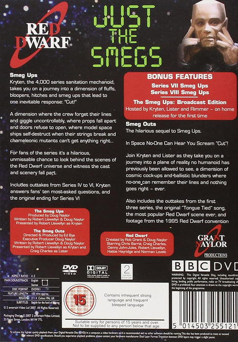 Red Dwarf : Just The Smegs - Smeg Ups and Smeg Outs (BBC)
