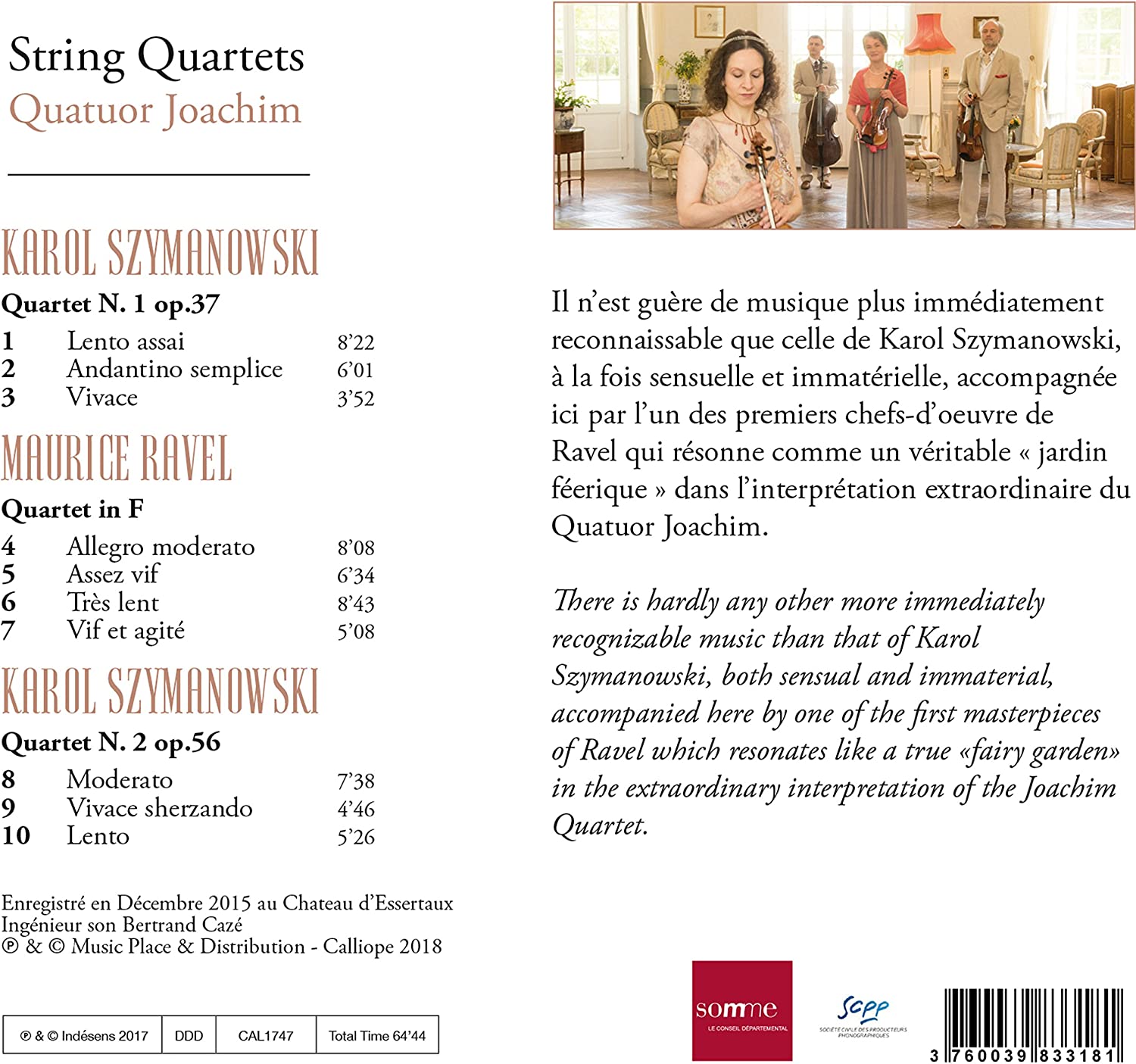 String Quartet Szymanowski; R