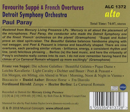 Suppe: Six Overtures Including Light Calvary Auber