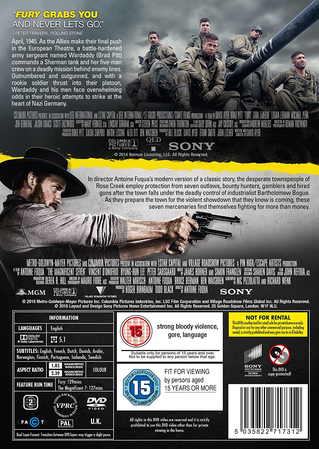 Fury/The Magnificent Seven