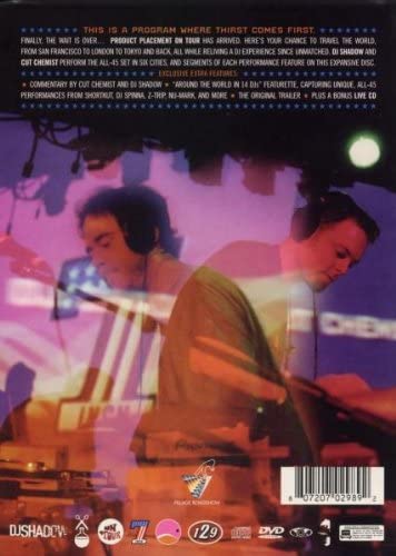 DJ SHADOW & CUT CHEMIST / PRODUCT PLACEMENT ON TOUR