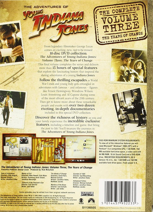 The Adventures Of Young Indiana Jones Vol.3 (10-Disc-Set)