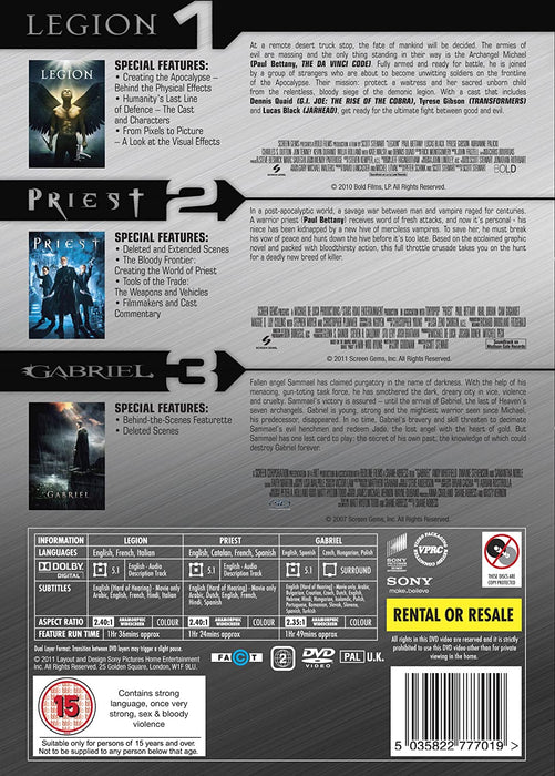 Legion/ Priest/ Gabriel Triple Pack