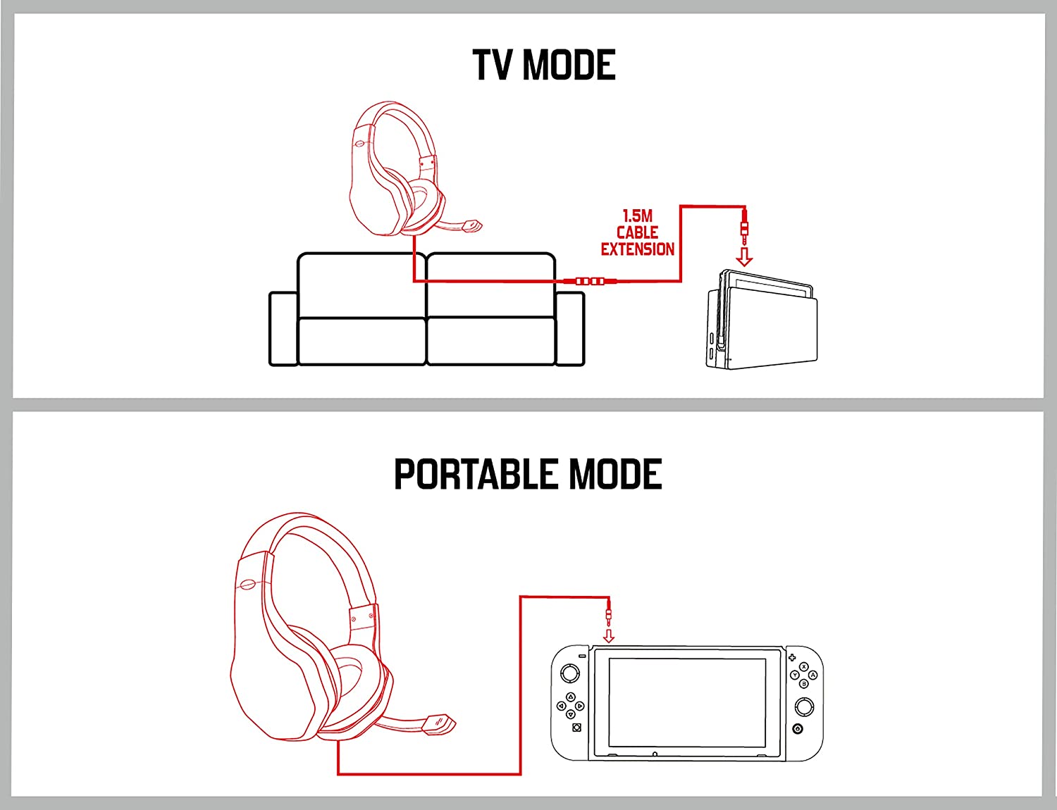 Subsonic - Stereo Gaming Headset with micro X-Storm X-1000 for Playstation 4 - PS4 - Xbox One X-1000 Headset