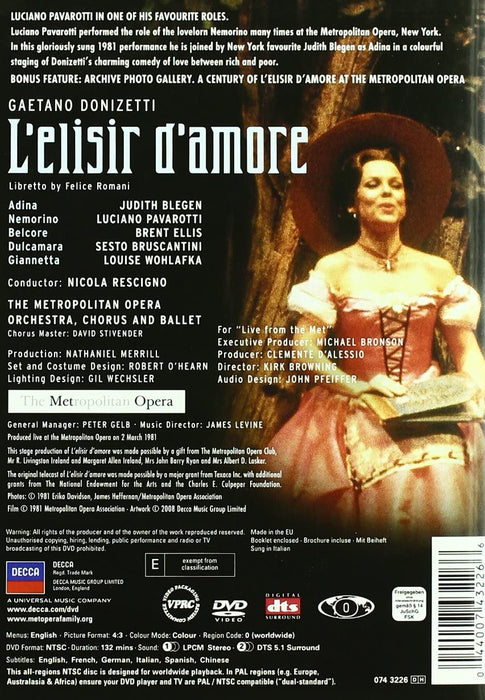 Donizetti: L'Elisir d'amore