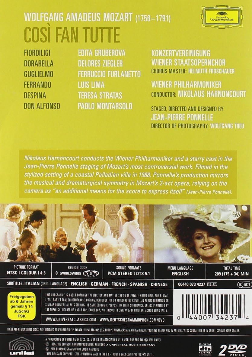 Mozart: Cosi fan Tutte