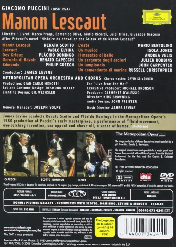 Puccini: Manon Lescaut