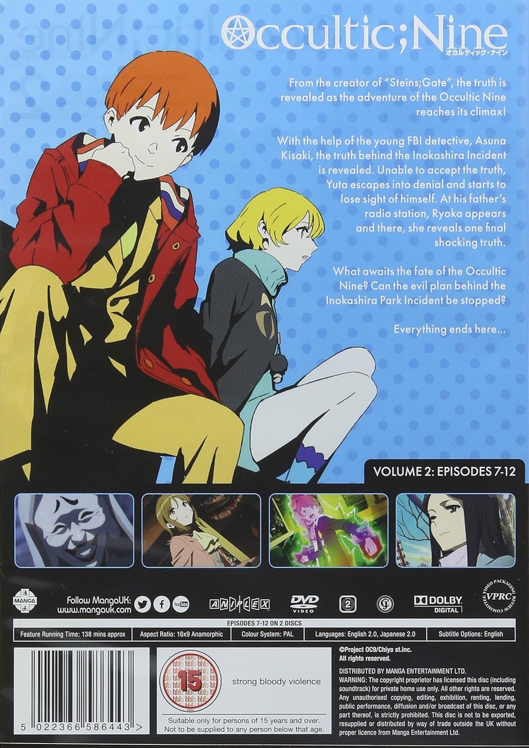 Occultic Nine Volume 2 (Episodes 7-12)
