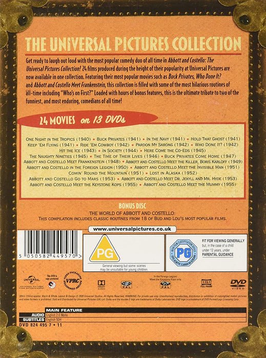 Abbott & Costello - The Collection (13-Disc Box Set)