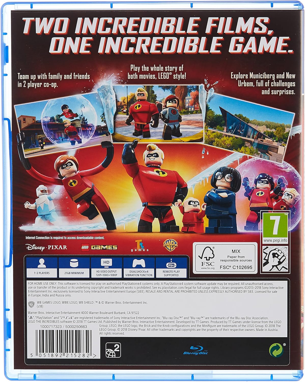 LEGO The Incredibles (PS4) PlayStation 4 Standard Edition
