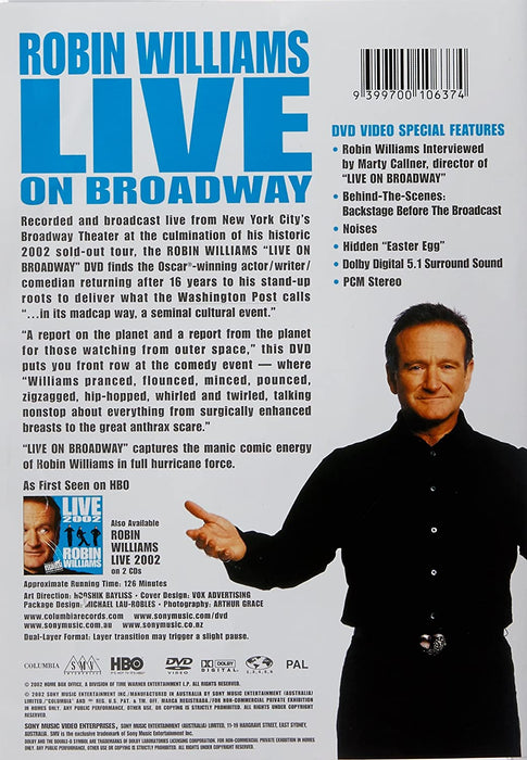 Robin Williams: Live on Broadway