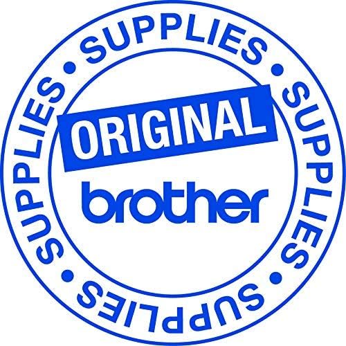 Brother STe-151 Labelling Tape Cassette, 24 mm (W) x 3 m (L), Stencil Tape, Brother Genuine Supplies, Black on White