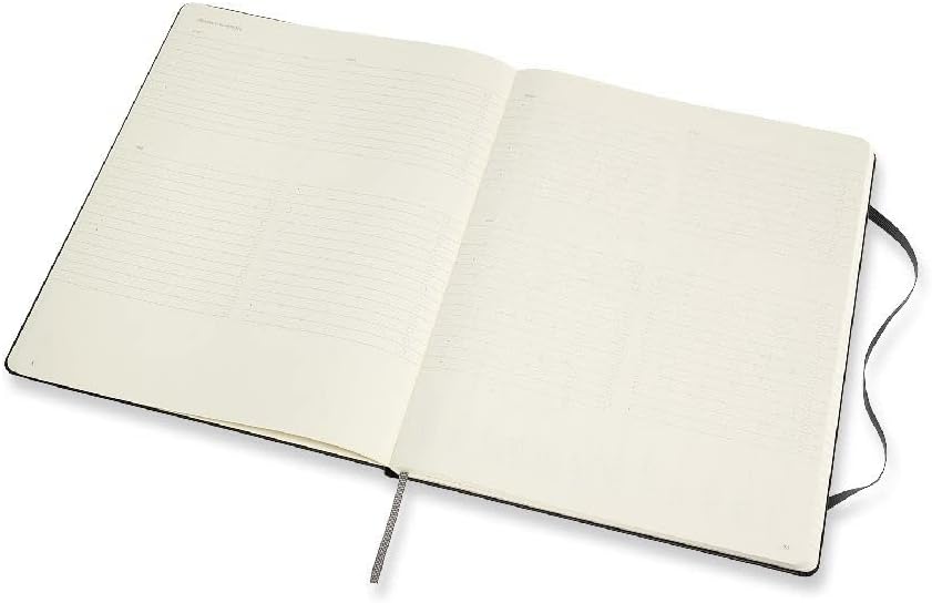 Moleskine PROPFNTB7HBK Pro Hard Notebook, Black, 2X-Large XXL Black