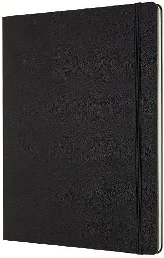Moleskine PROPFNTB7HBK Pro Hard Notebook, Black, 2X-Large XXL Black