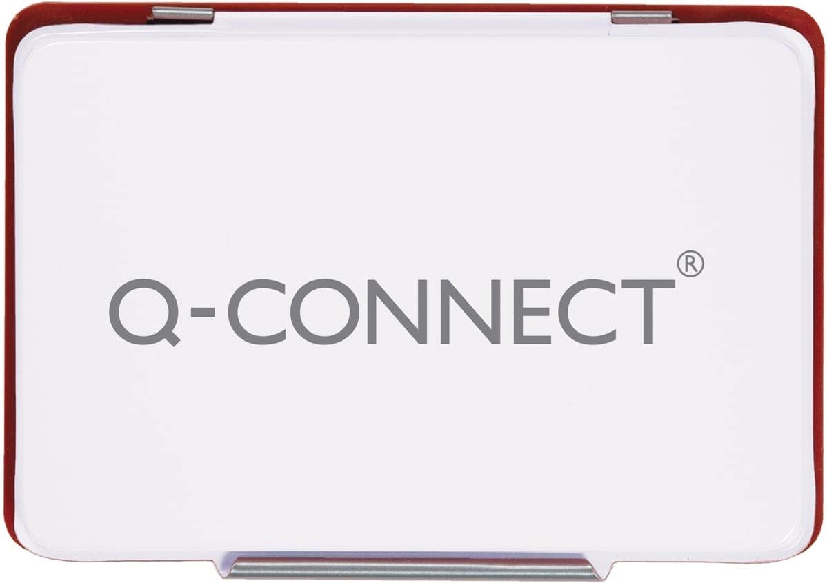 Q-Connect KF25212 Medium Stamp Pad Metal Case