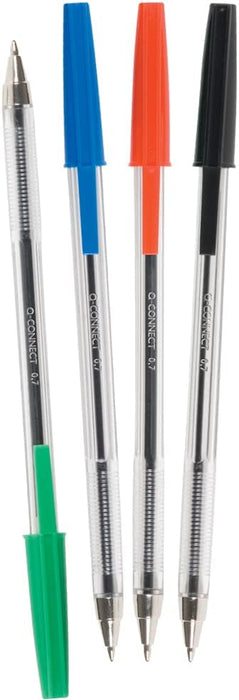 Q-Connect Ballpoint Pen Medium Green (Pack of 20) KF34045