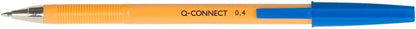 Q-Connect Fine Ballpoint Pen - Blue (Pack of 20
