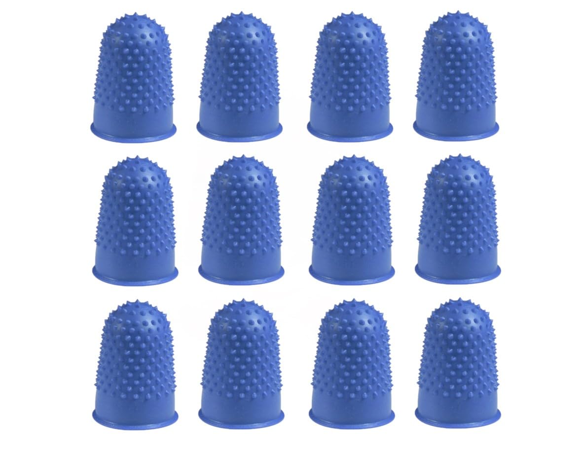 Q-Connect Thimblettes Size 1 Blue (Pack of 12