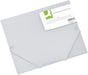 Connect Folder Clip & Elastic Frosted Transparent Transparente - Carpeta (Transparente, A4, 320 mm, 248 mm, 24 pieza(s))