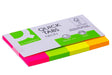 Q-Connect Quick Tabs, 20 x 50 mm, Neon, Pack of 200