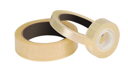 Q-Connect Easy Tear Polypropylene Tape 19mmx33m 1 Inch Core Clear (Pack of 8