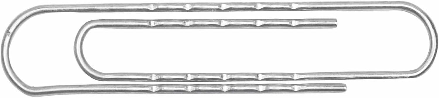 Q-Connect 77mm Round Wavy Paperclip (Pack of 100