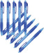Q-Connect Retractable Ballpoint Pen KF00268 - Blue, Pack of 10
