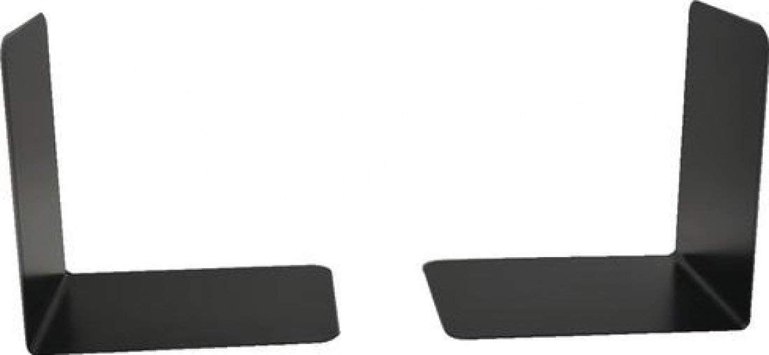 Hangzhou Topline 140 mm Heavy Duty Metal Bookends - Black (Pack of 2