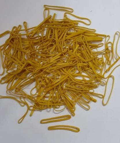 White Box Rubber 454G Bands - Assorted sizes,brown