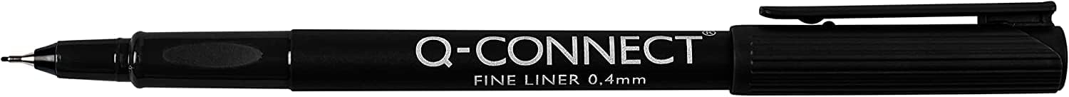Q Connect 0.4mm Fineliner Pen