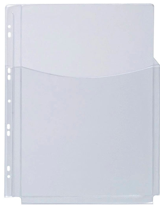 Q-Connect 3/4 Cover Expanding Punched Pocket A4 (Pack of 5)