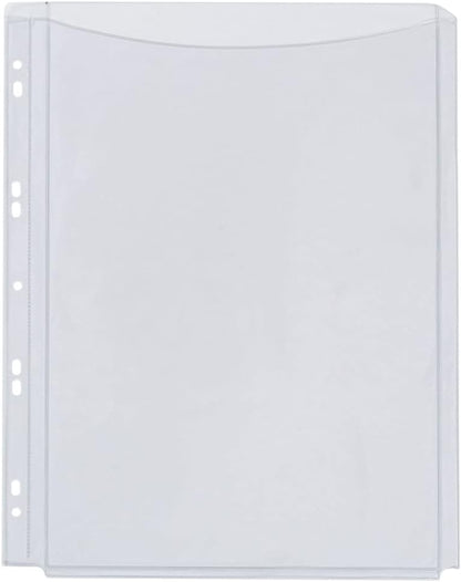 Q-Connect Expanding Punched Pocket Full Length Front A4(Pack of 5) KF00138