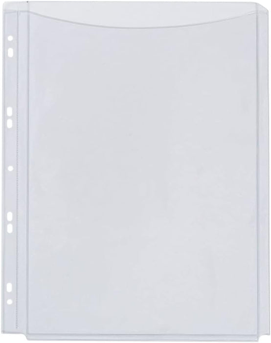 Q-Connect Expanding Punched Pocket Full Length Front A4(Pack of 5) KF00138 1 A4