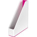 Leitz TS-120555 Wow A4 Duo Colour Magazine File, 73mm x 318mm x 272mm, Pink