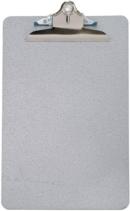 Q-Connect Foolscap/A4 Steel Clipboard - Grey Grey 1 Steel