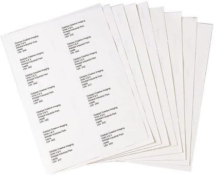 Q-Connect Multi-Purpose Label 199.6x289mm 1 per A4 Sheet Pack of 100 White