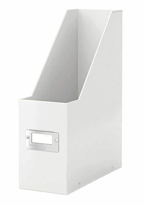 Leitz Magazine File, A4, Click and Store Range 60470001 - White (Pack of 3) White A4 Magazine File (Pack of 3)