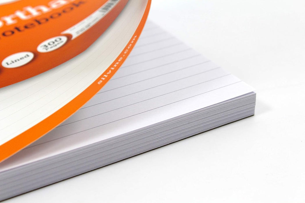 Silvine 8x5" Reporter's Spiral Shorthand Notebook with 300 Pages (Pack of 6