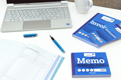 Silvine Carbonless Duplicate Memo Book - Numbered 1-100 with index sheet (102 x 127mm)