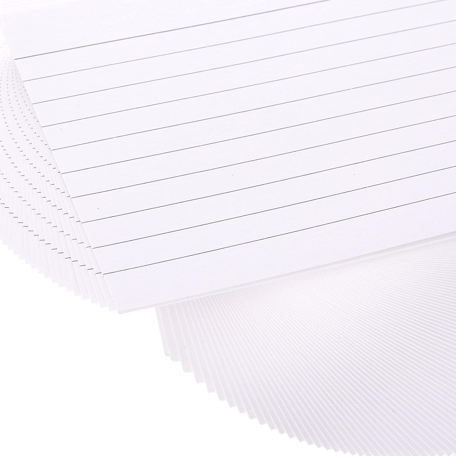Q-Connect Record Card 127x76mm Ruled Feint White (100 Pack