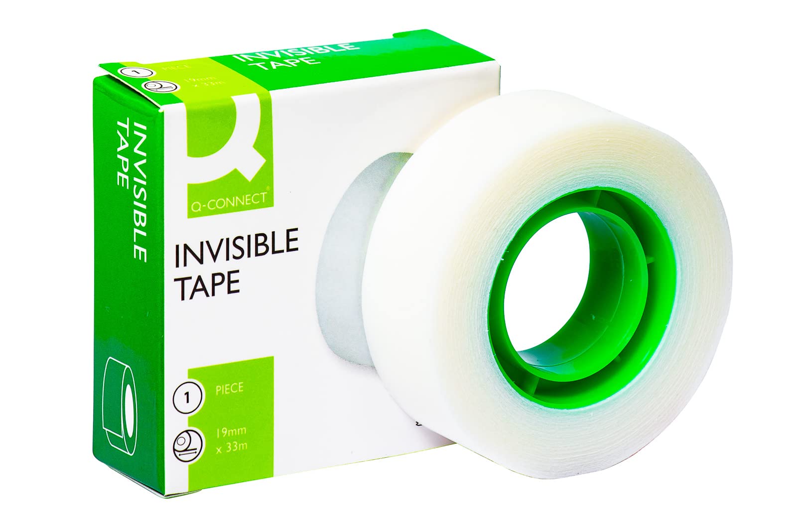 Q-Connect Invisible Tape, 19 mm x 33 m