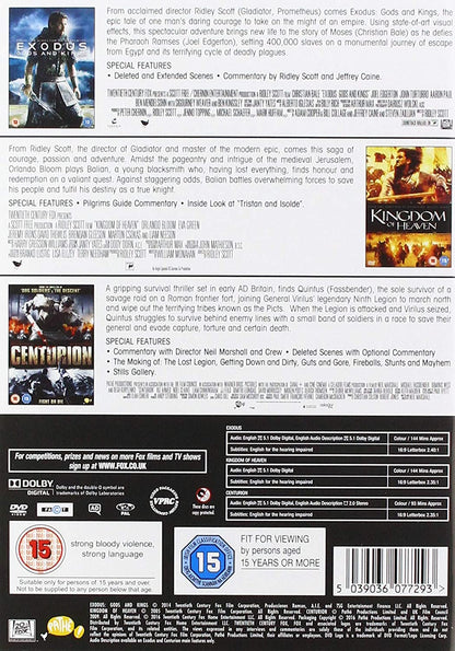 EXODUS/KINGDOM HEAVEN/CENTURION ASDA EXCL TRIPLE
