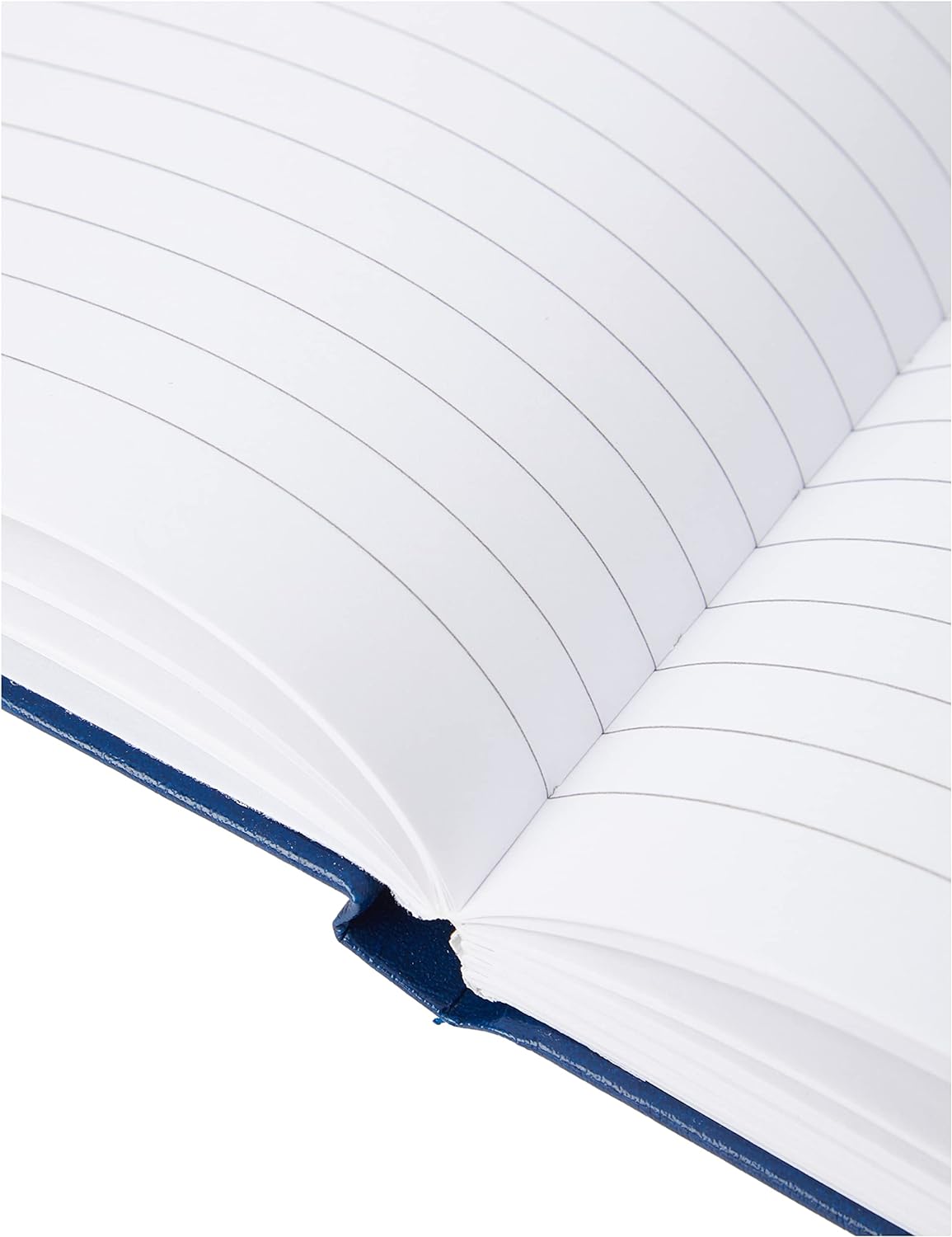 Q-Connect Dark Blue Feint Ruled Casebound Notebook 192 Pages