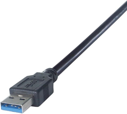 Connekt Gear 2m USB 3 Extension Cable A Male to A Female - SuperSpeed, black