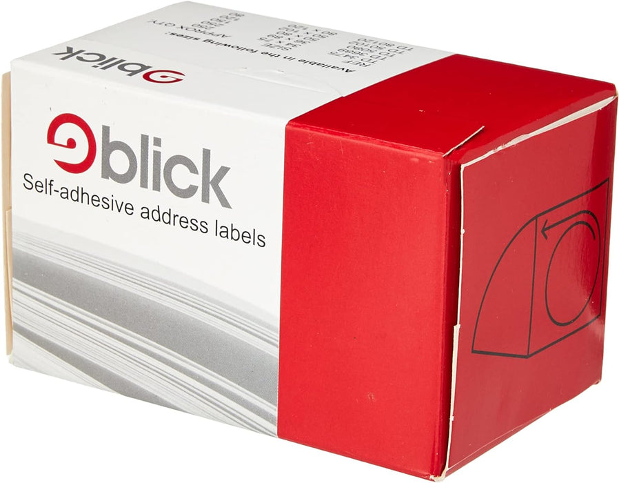 Blick RS20752 50mm x 80mm Address Label, White 1 White